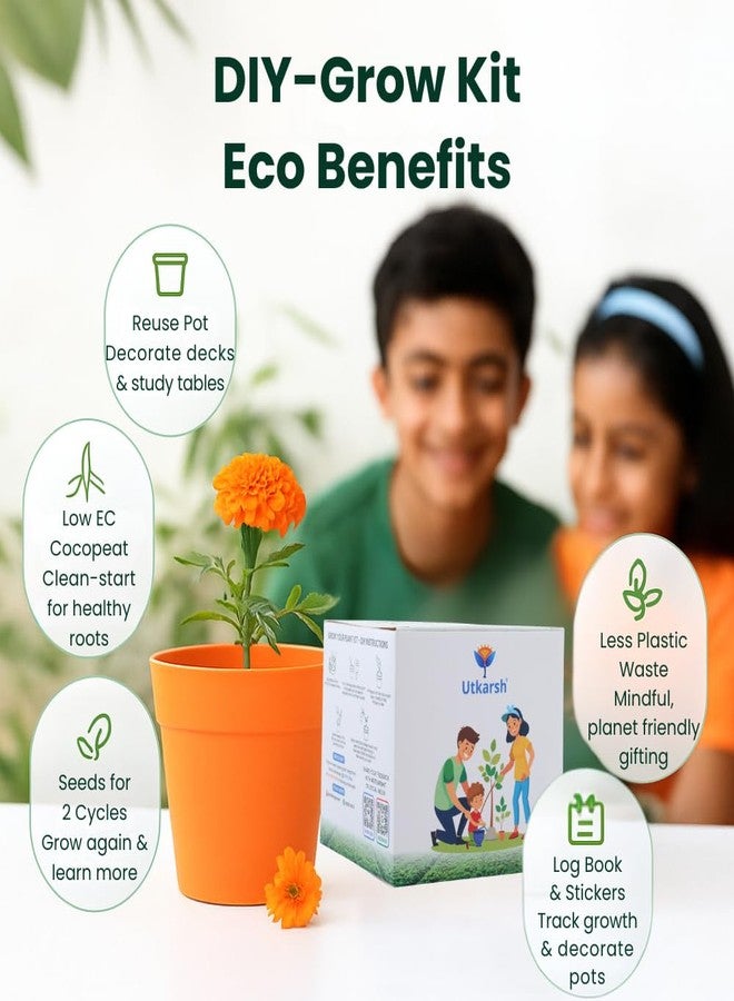 Utkarsh Seasonal Vegetable DIY Kit for Gifting | Best Return Gift For Kids Birthday Party | Eco-Friendly, Easy-to-Grow Kit for Home & Kitchen Gardening | Pack of 1 - Image 4